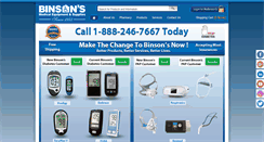 Desktop Screenshot of binsons.com
